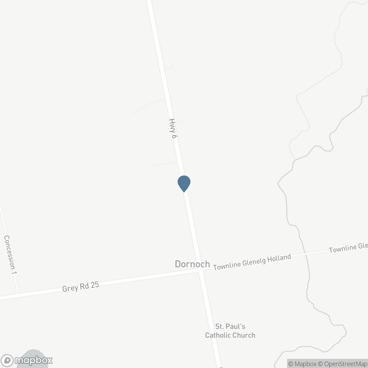 LT 8 WS HIGHWAY 6, Chatsworth, Ontario N0H 2V0
